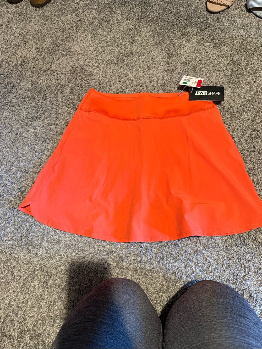 Puma Orange PWRSHAPE Circle Skirt